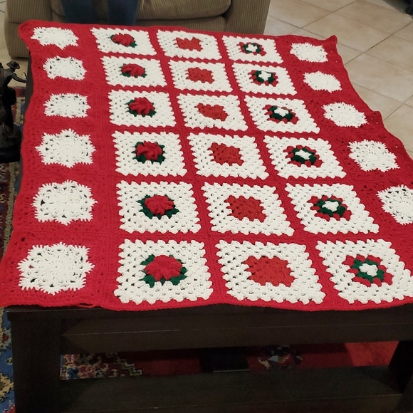 Christmas afgan - Picture 1 of 8